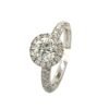Baltā zelta gredzens ar briljantiem 1.72ct