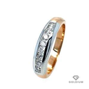 Zelta gredzens ar briljantiem 0.35ct