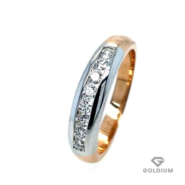 Zelta gredzens ar briljantiem 0.35ct