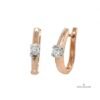 Zelta auskari ar briljantiem  0.23ct