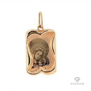 Zelta kulons-ikona “Svētā Jaunava Marija”