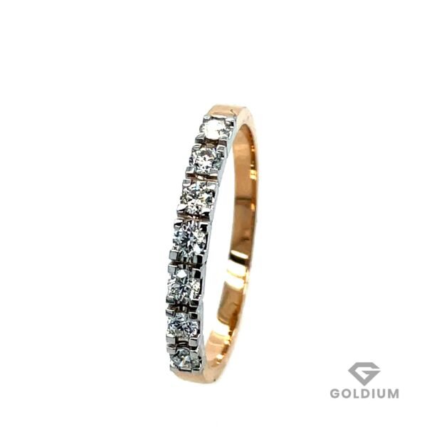 Zelta gredzens ar briljantiem 0.40ct