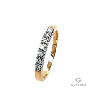 Zelta gredzens ar briljantiem 0.18ct