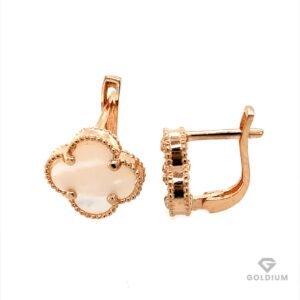 Zelta auskari ar perlamutru 3.26gr