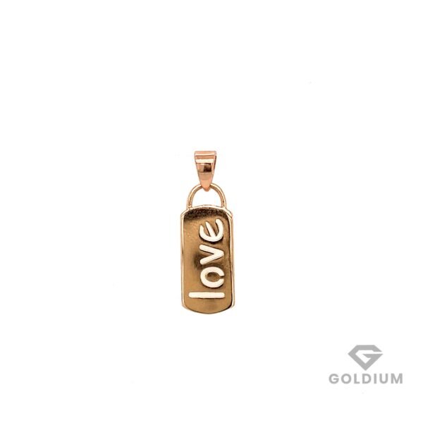 Zelta kulons Love 0.93gr