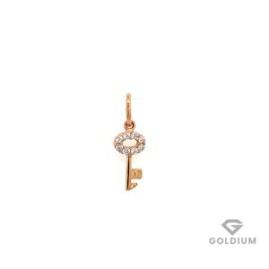 Zelta kulons Atslēga 0.63gr