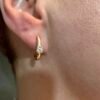 Zelta auskari ar briljantiem  0.23ct - Image 2