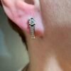 Zelta auskari ar briljantiem  0.35+0.08ct — изображение 2