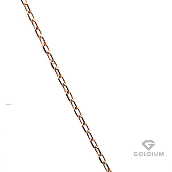 Zelta kaklarota (18K) ar briljantu 0.10ct — изображение 2