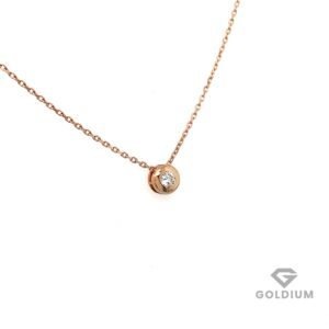 Zelta kaklarota ar briljantu 0.10ct