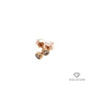 Zelta auskari (18K) ar briljantiem 0.20ct