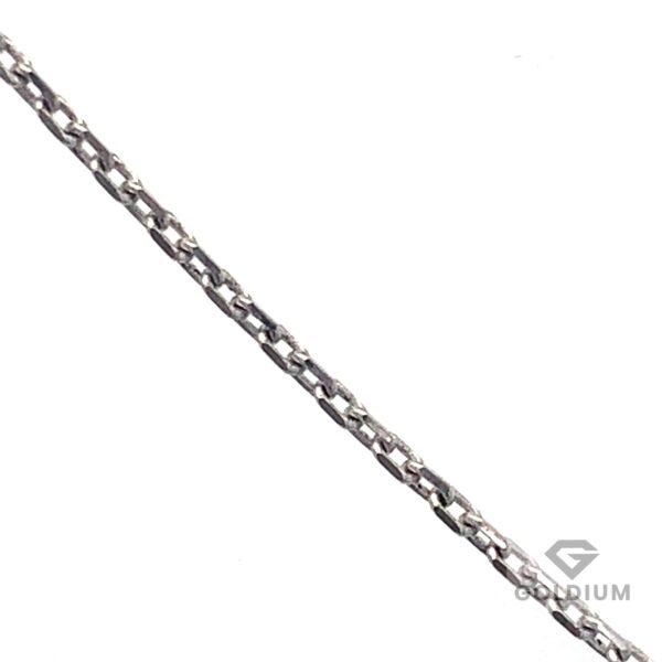 Baltā zelta kaklarota ar briljantu 0.18ct — изображение 2