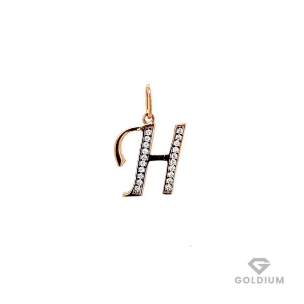 Zelta kulons H burts  0.94gr