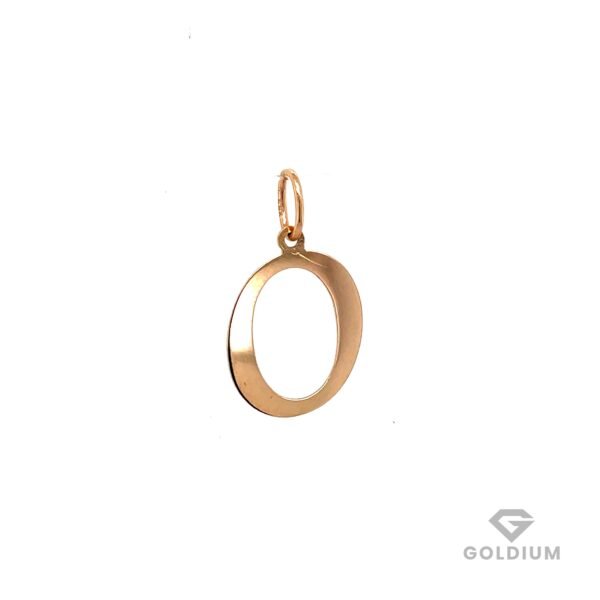Zelta kulons O burts  0.92gr