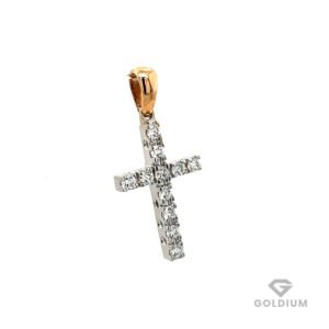 Zelta krustiņš ar briljantiem 0.23ct