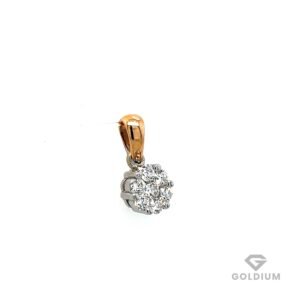Zelta kulons ar briljantiem 0.35ct