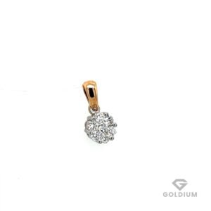 Zelta kulons ar briljantiem 0.24ct