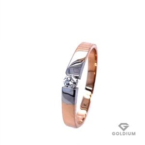 Zelta gredzens ar briljantiem 0.09ct