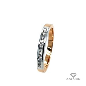 Zelta gredzens ar briljantiem 0.16ct