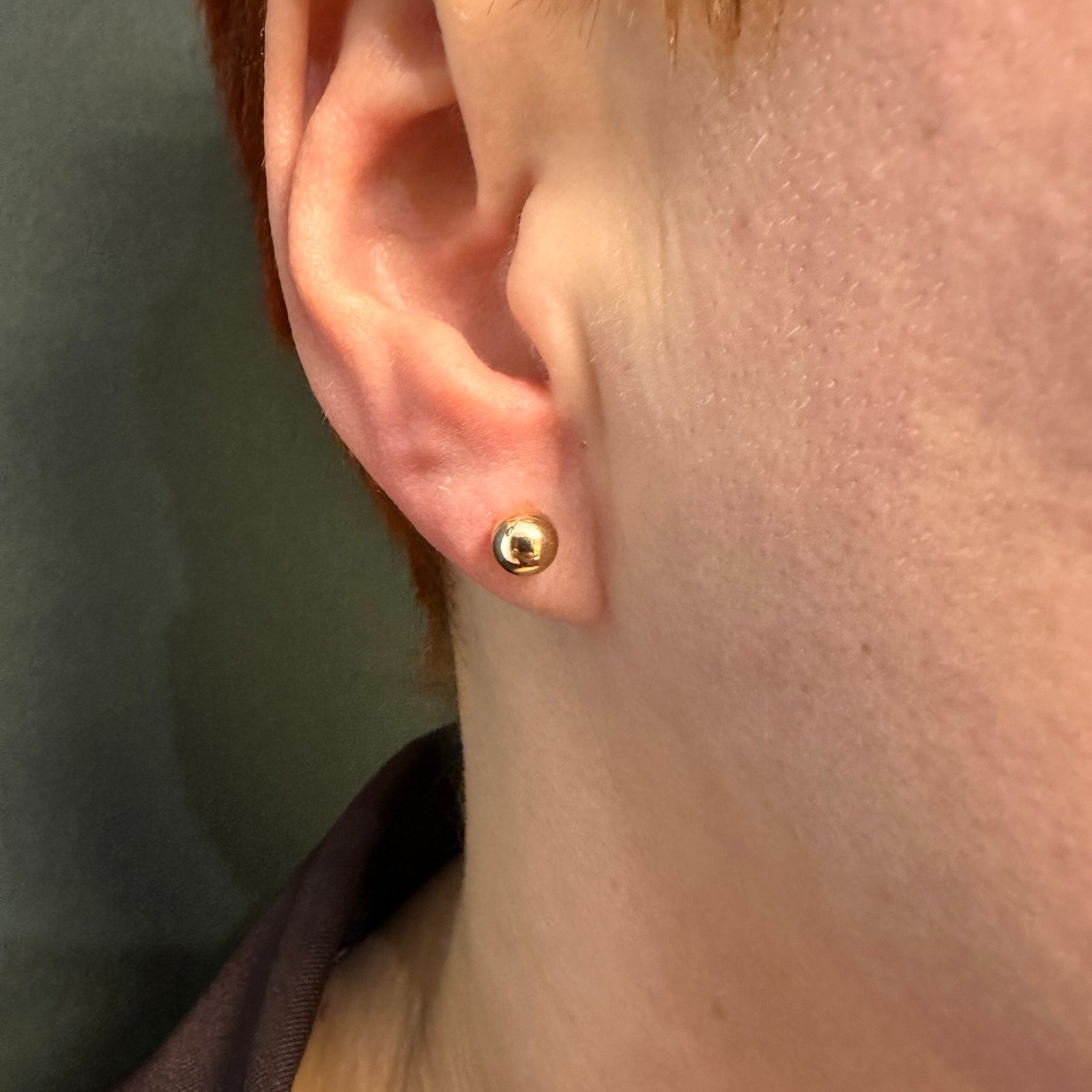 Zelta auskari 0.96gr - Image 2