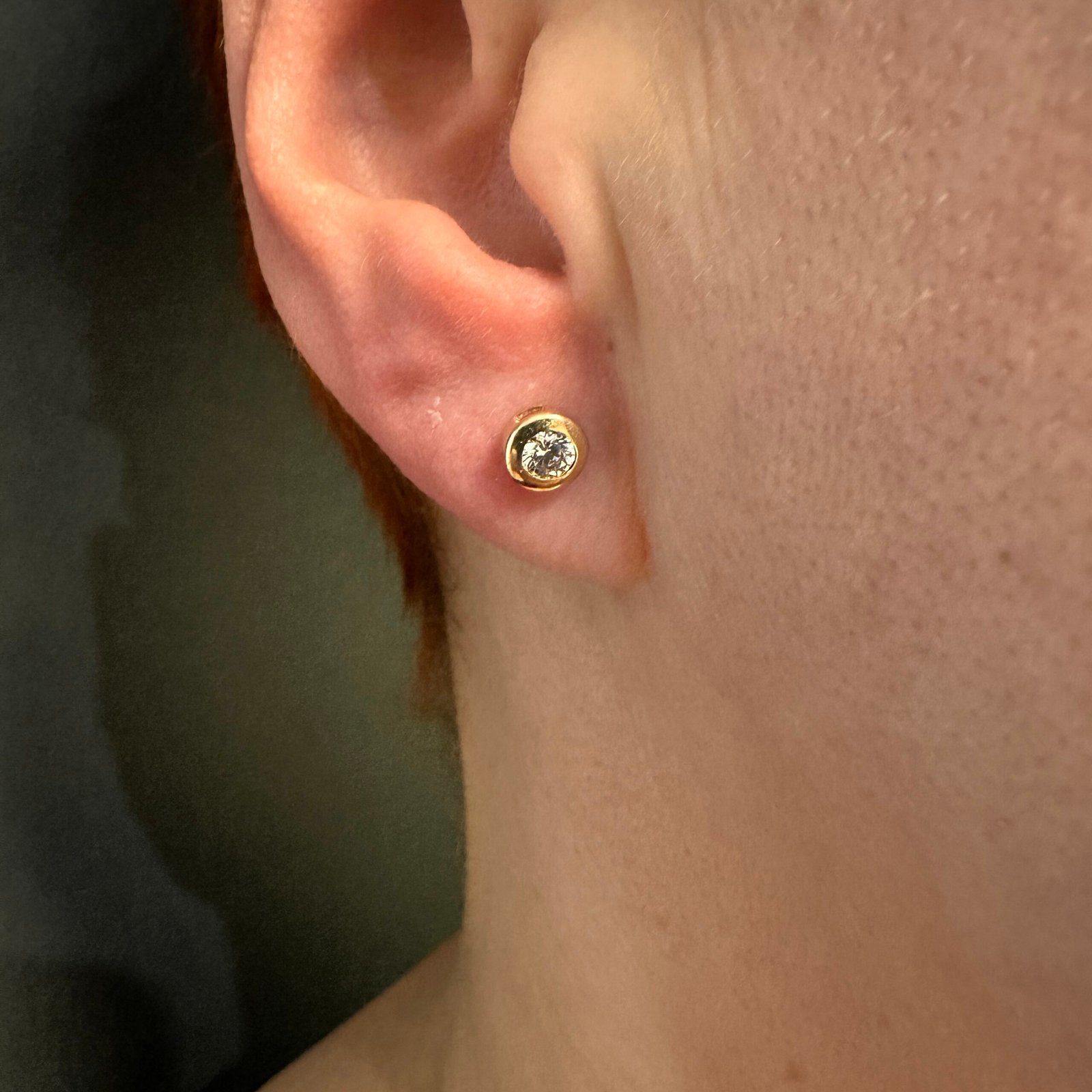 Zelta auskari 1.25gr - Image 2