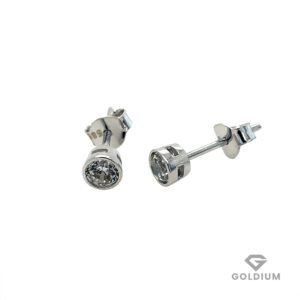 Baltā zelta auskari 0.98gr