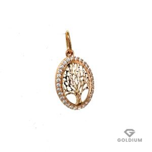 Zelta kulons Koks 1.08gr