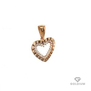 Zelta kulons Sirds 0.98gr