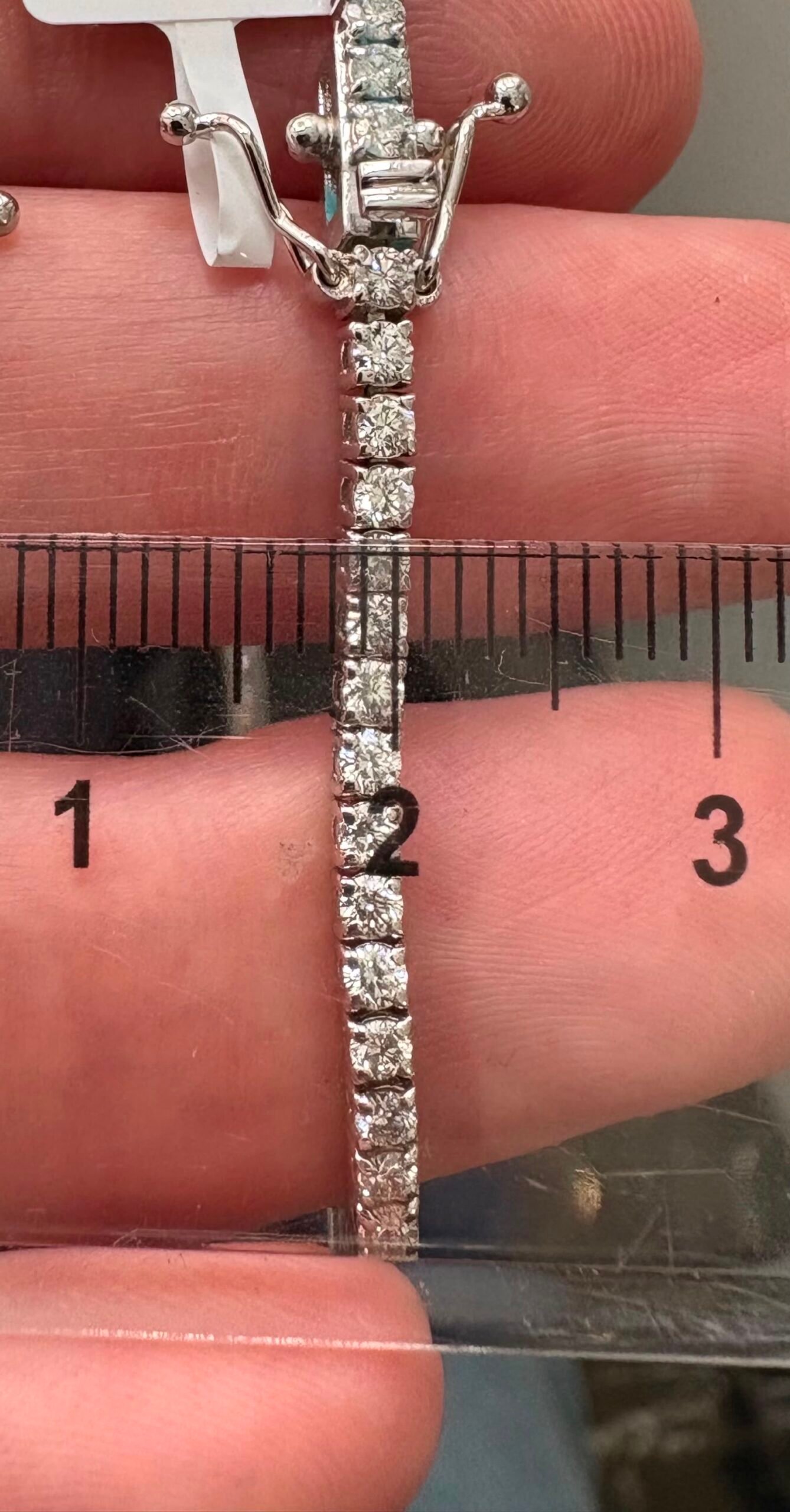 Baltā zelta aproce ar briljantiem 2.47ct - Image 2