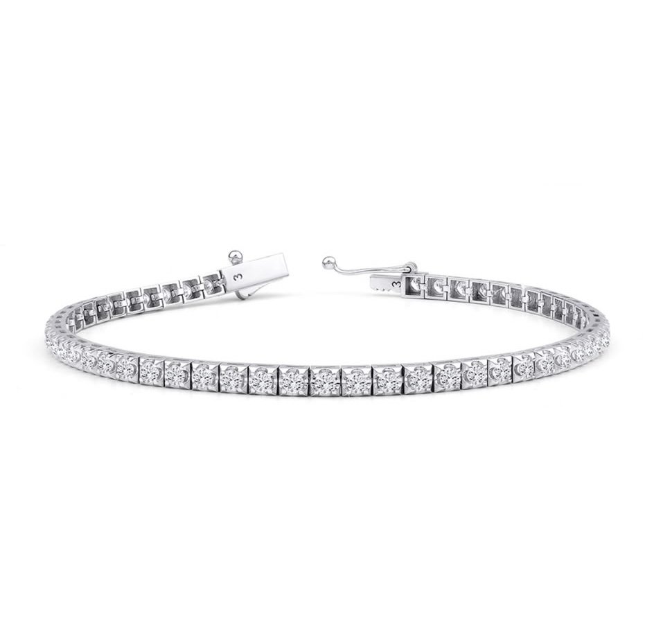 Baltā zelta aproce ar briljantiem 2.47ct