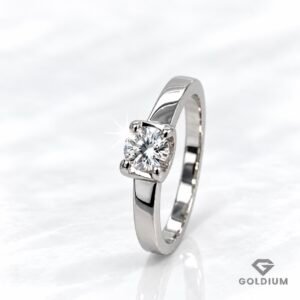 Zelta gredzens ar briljantu 0.41ct